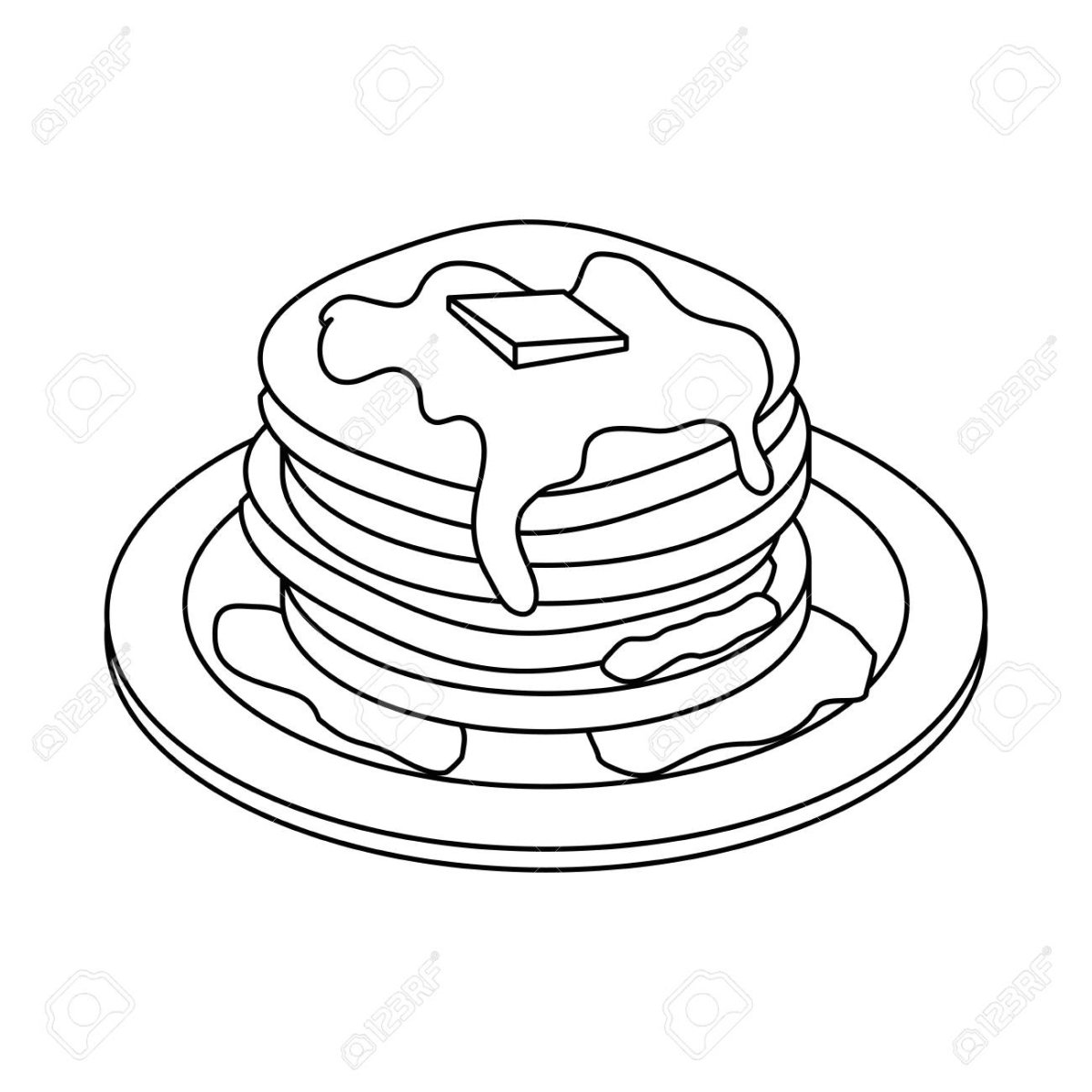 Блины эскиз