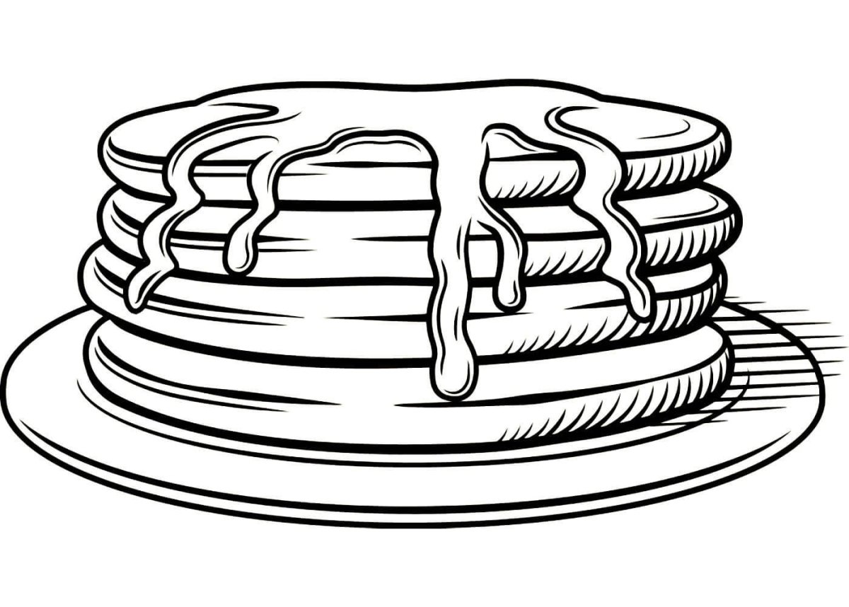 Блины рисовать