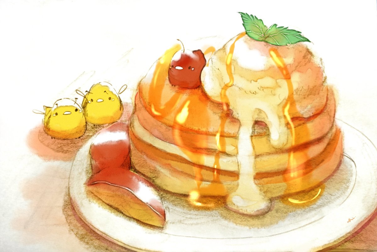 Блины рисунок