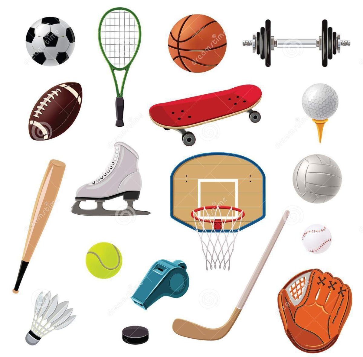 Спортивные снаряды и принадлежности