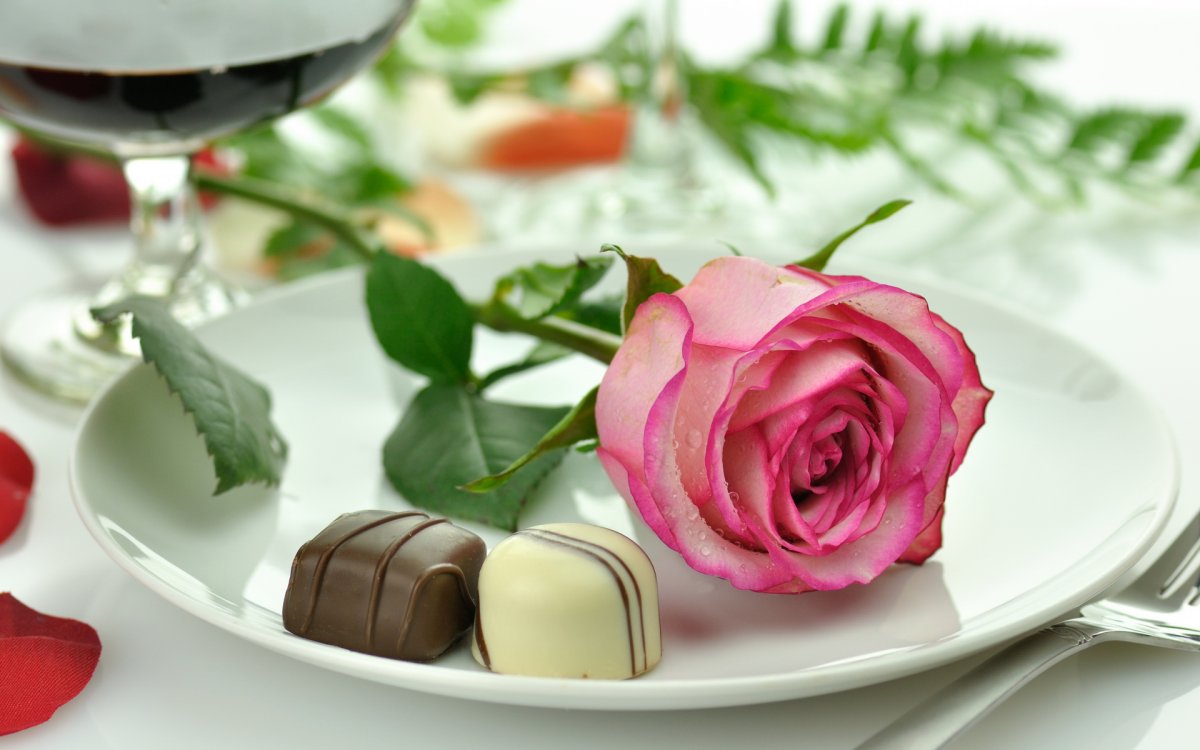 Открытки романтического вечера