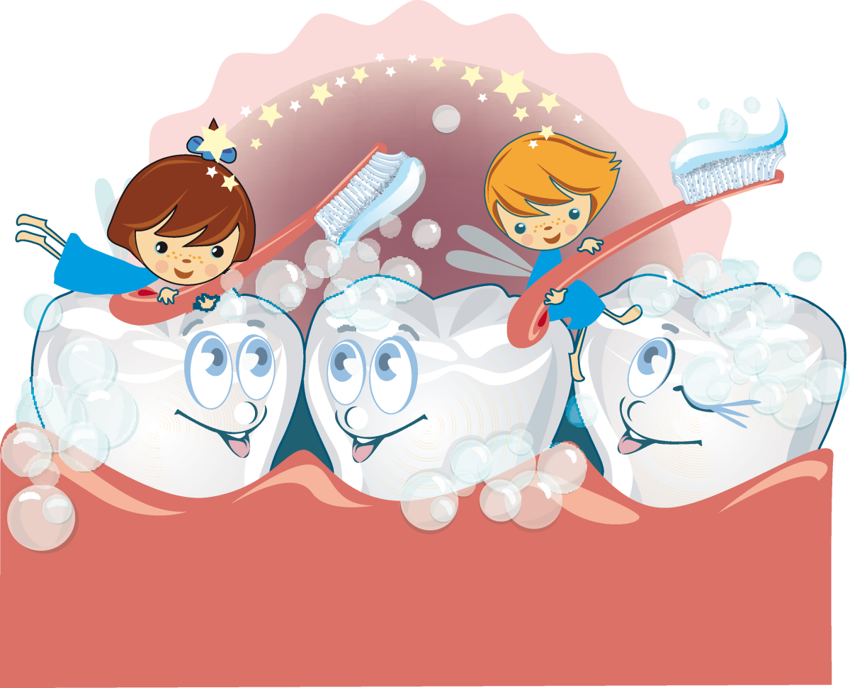 Зуб и доктор вектор