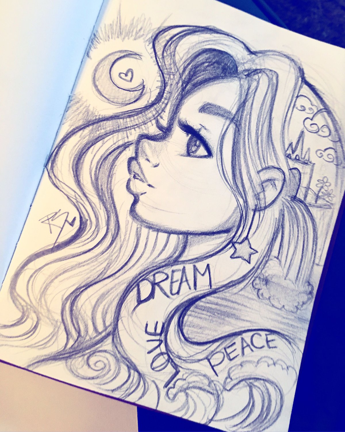 Медуза Горгона рисунок карандашом