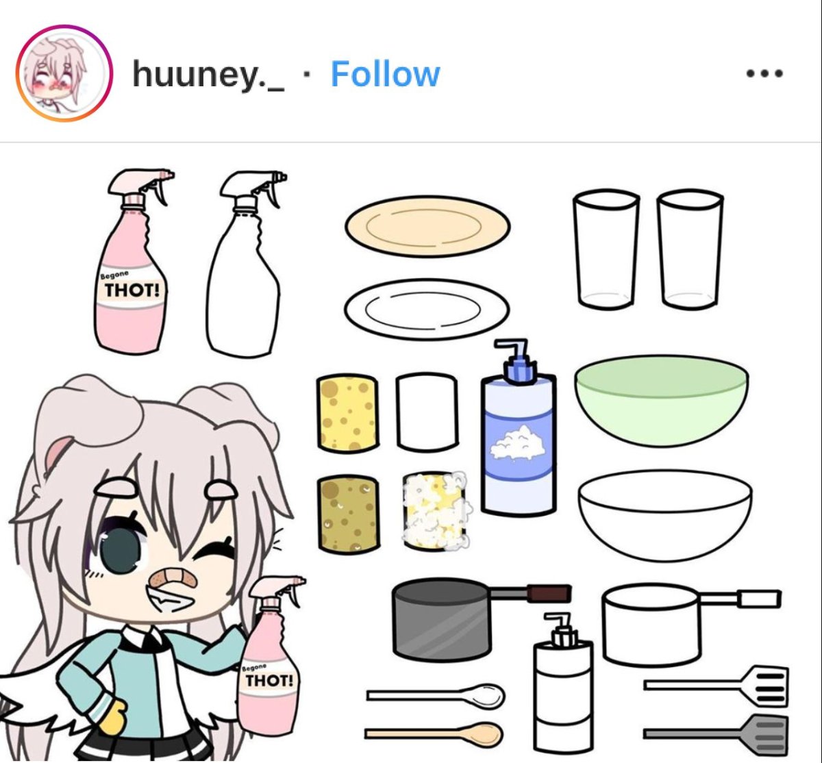 Вещи для гача лайф