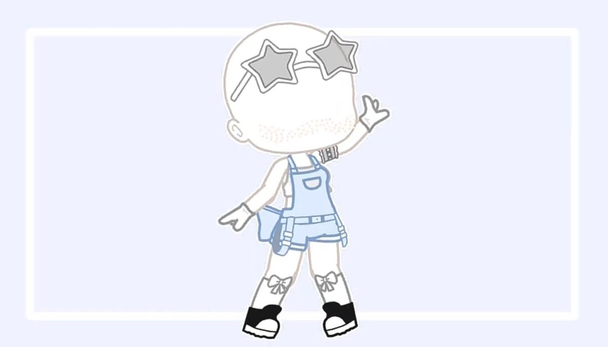 Раскраски гача клуб одежда