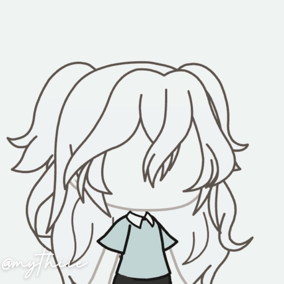 Гача лайф волосы волосы