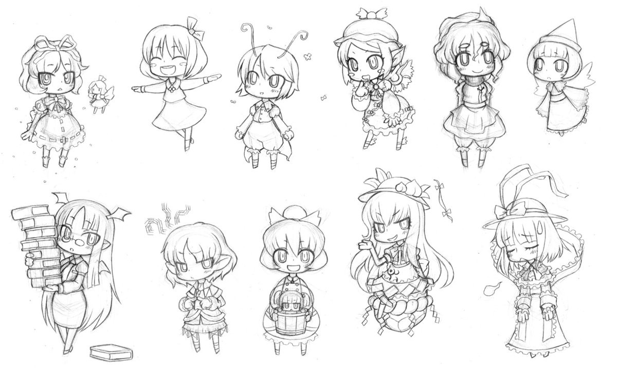 Чиби стиль рисования