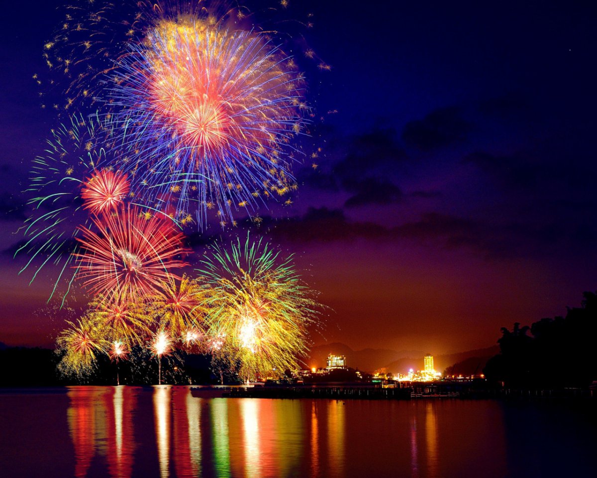 Фейерверк с днем рождения