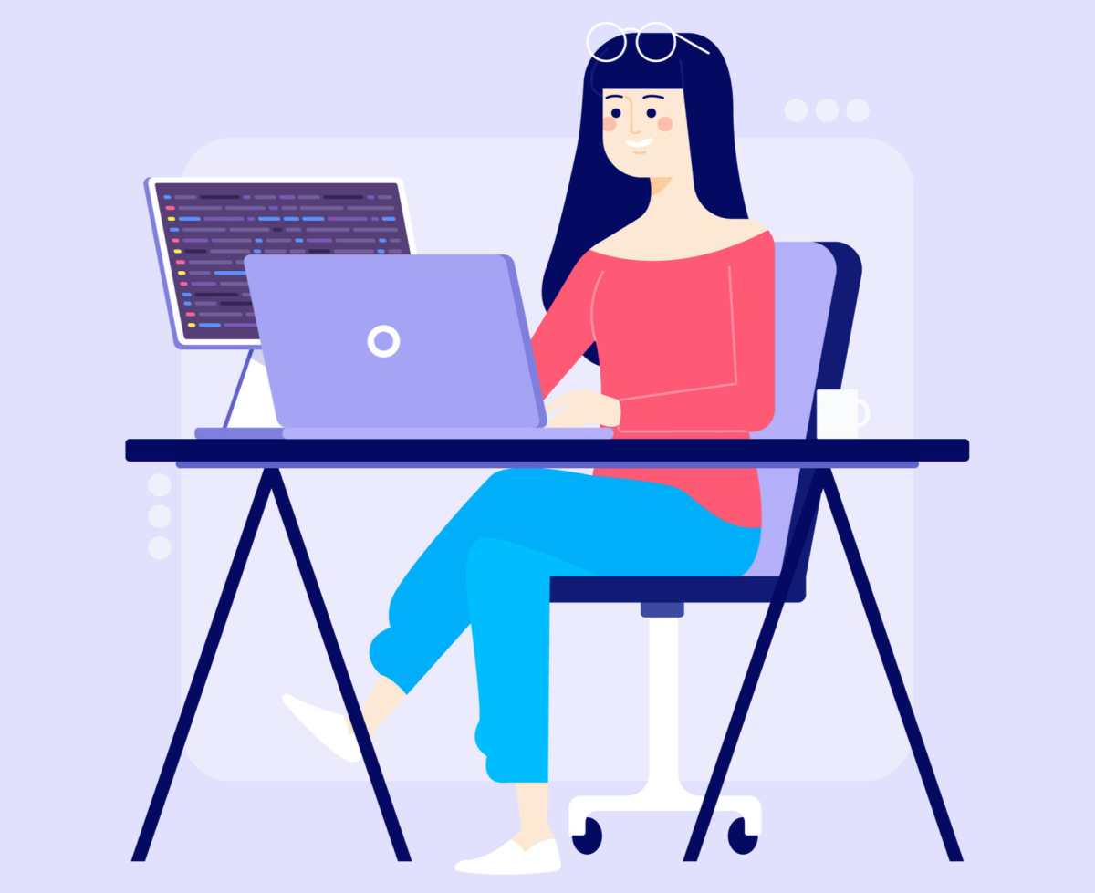 Разработчик иллюстрация