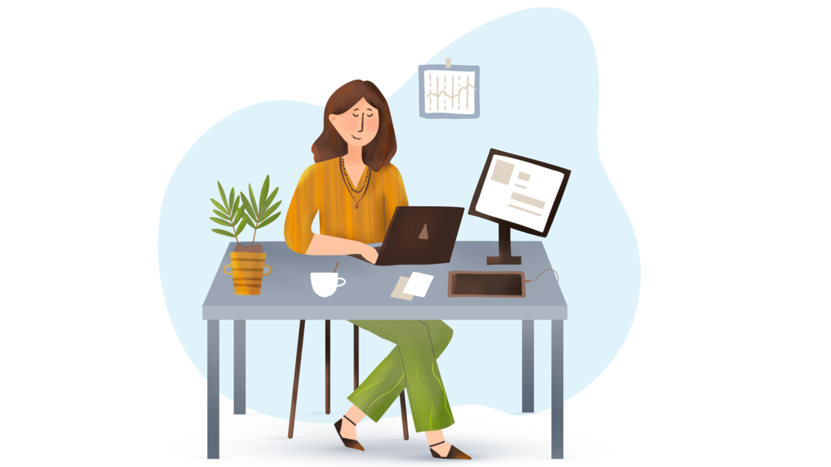 Девушка программист