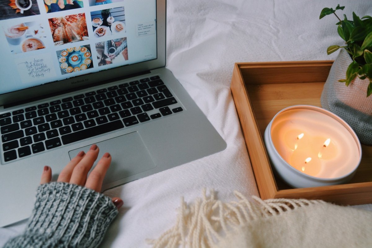 Уютно с ноутбуком