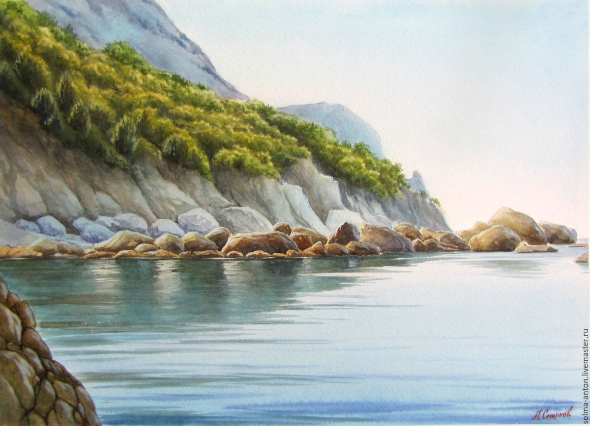 Островок с пальмой