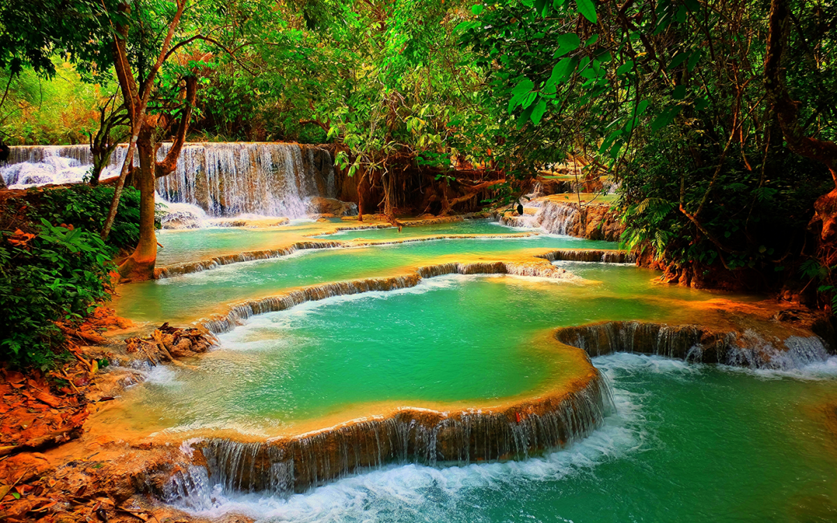 Тропики водопад Лагуна