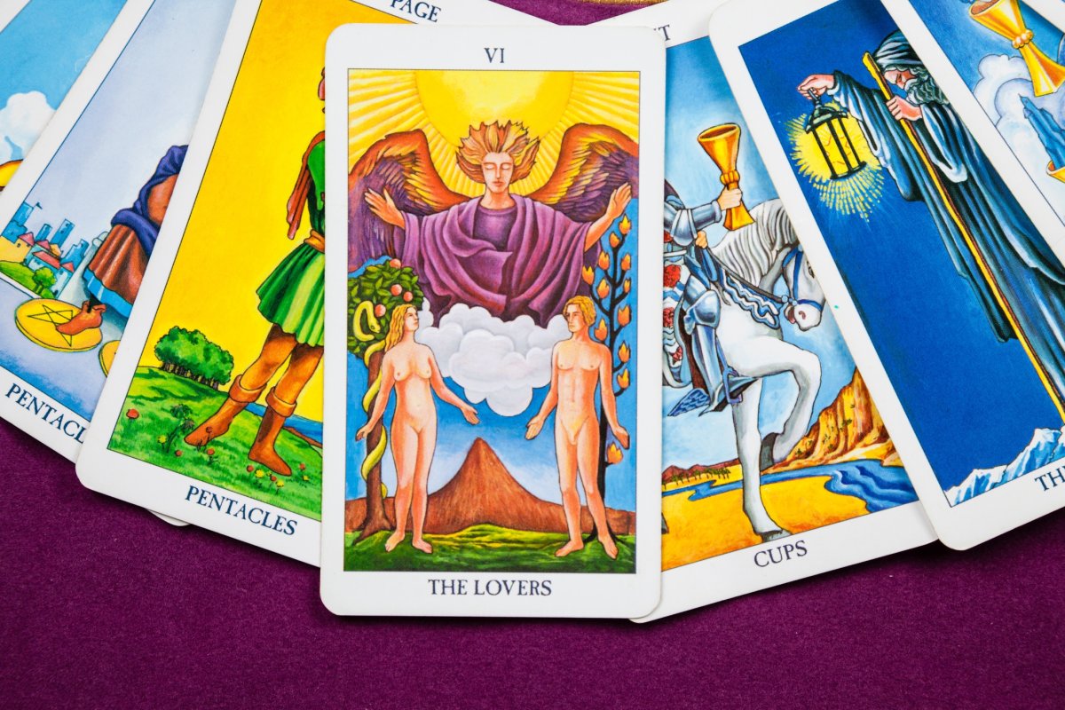 Карта влюбленные Таро Уэйта