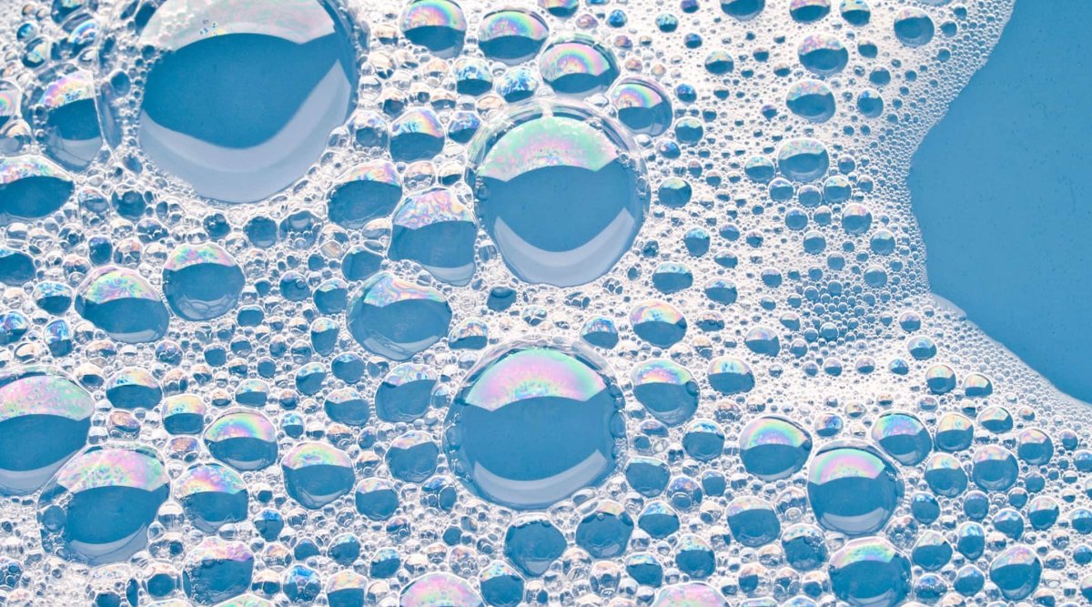 Цветная мыльная пена