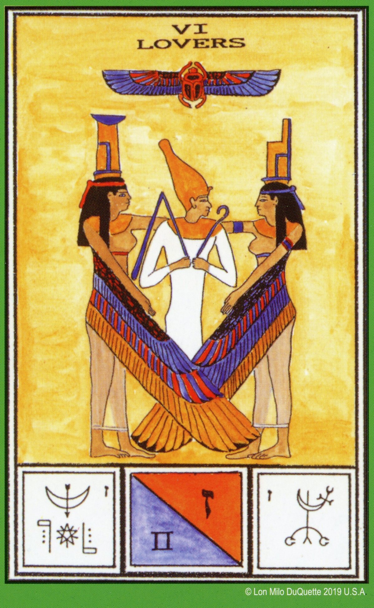 Таро старший Аркан влюблённые