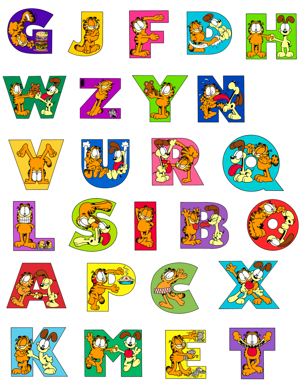Веселые буквы