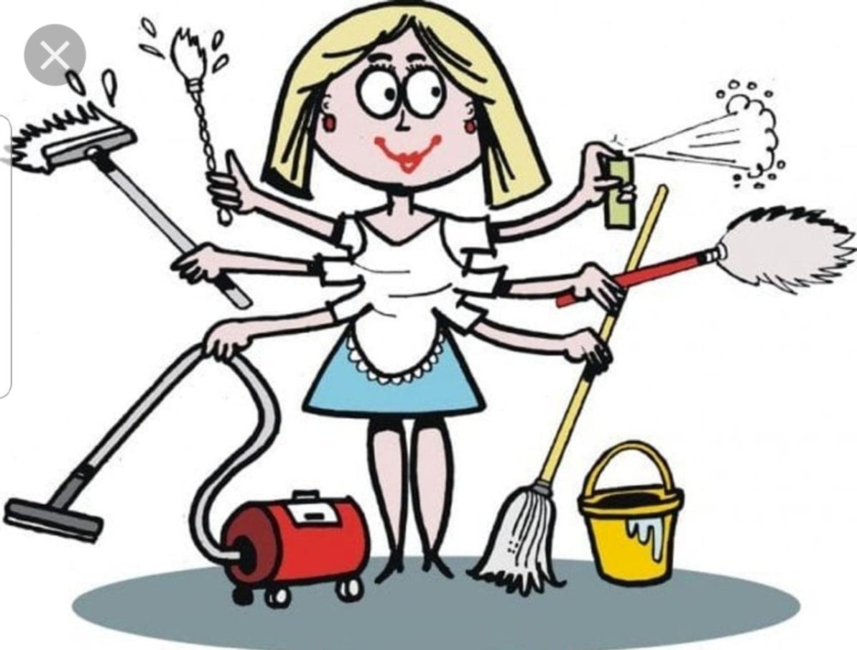 Уборка мультяшный