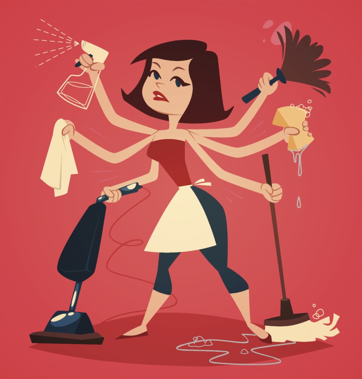 Многорукая женщина