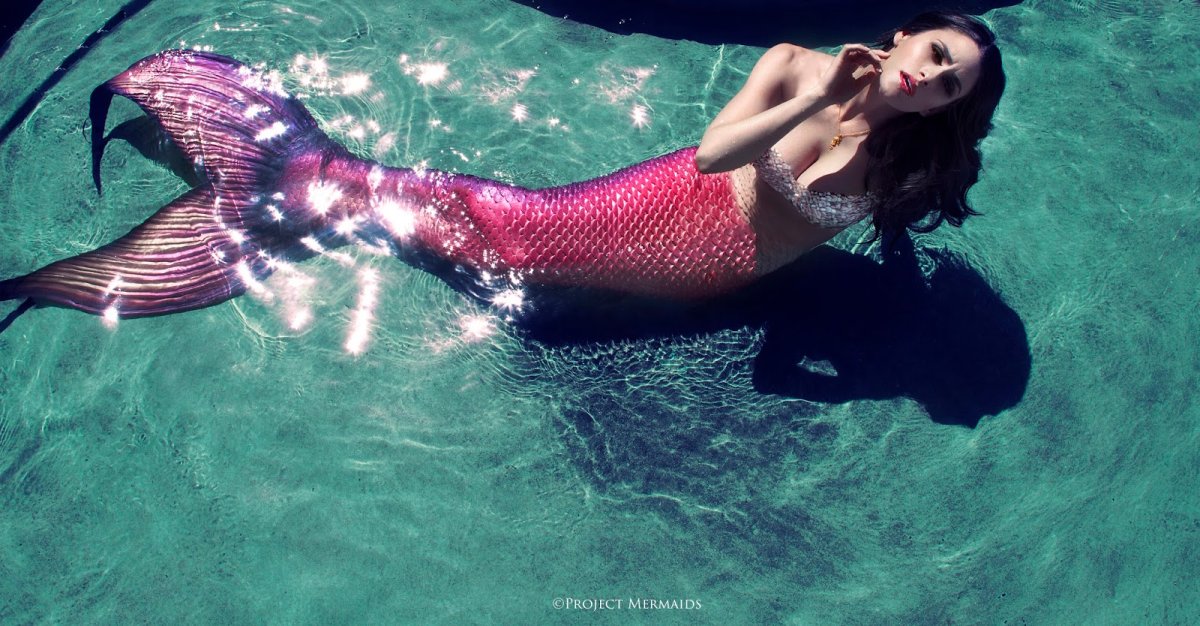 Русалка девушка настоящая