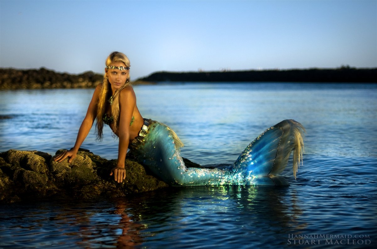 Русалка настоящая красивая