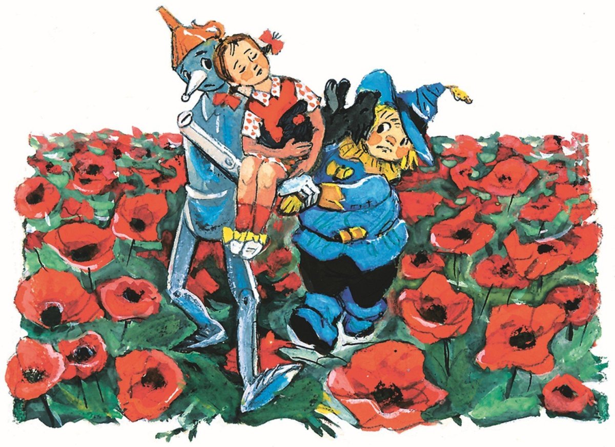 Волшебник изумрудного города Маковое поле Маковое