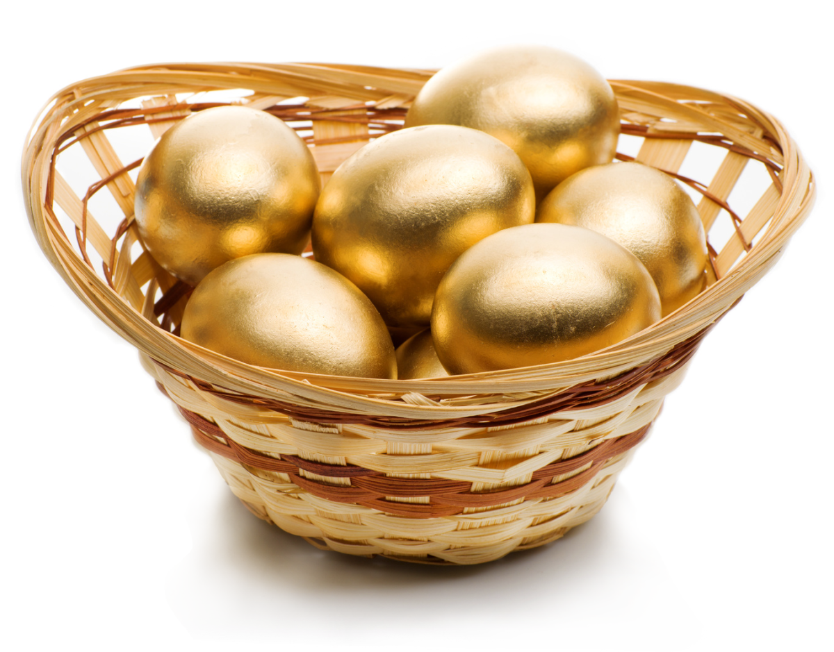 Разбитое золотое яичко
