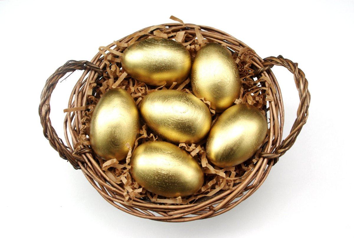 Золотое яйцо для детей