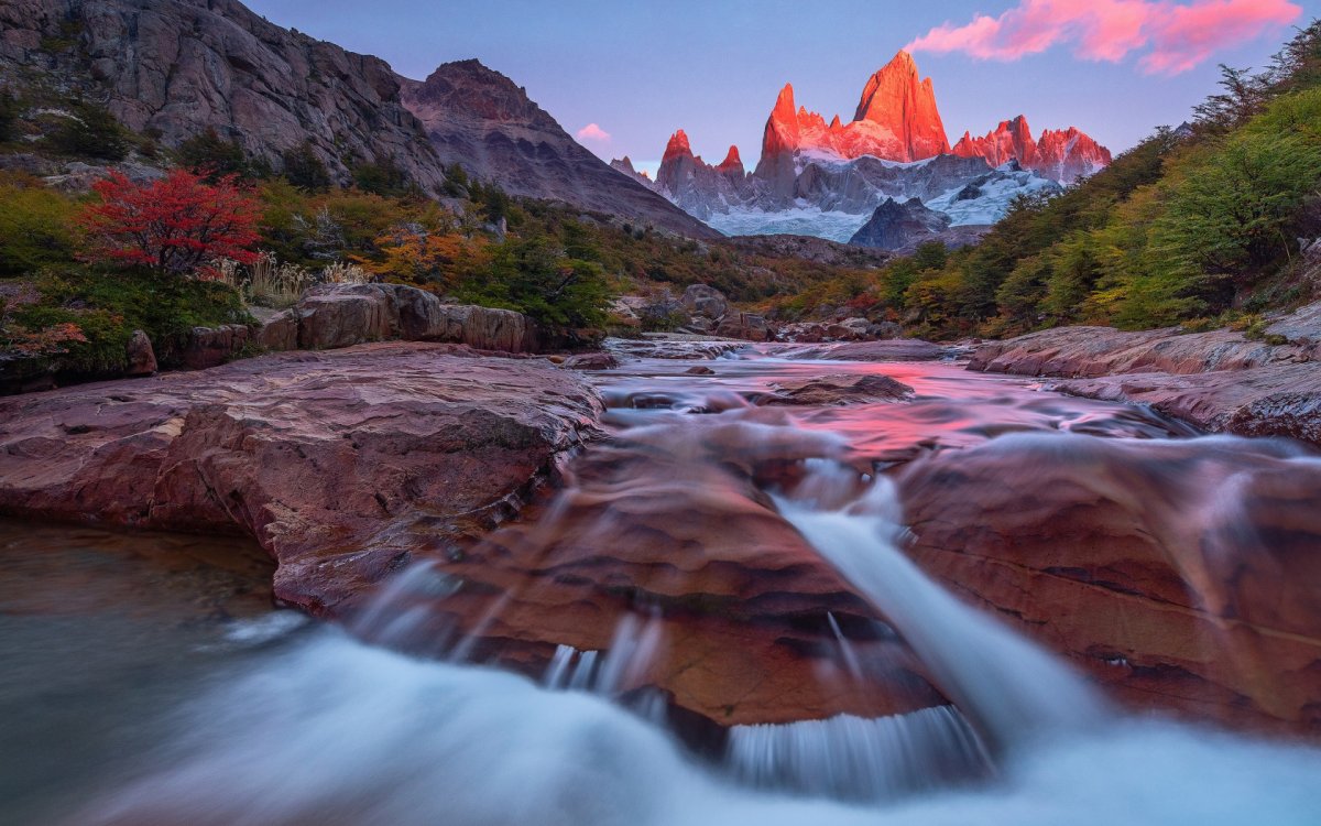 Река Санта Крус в Аргентине