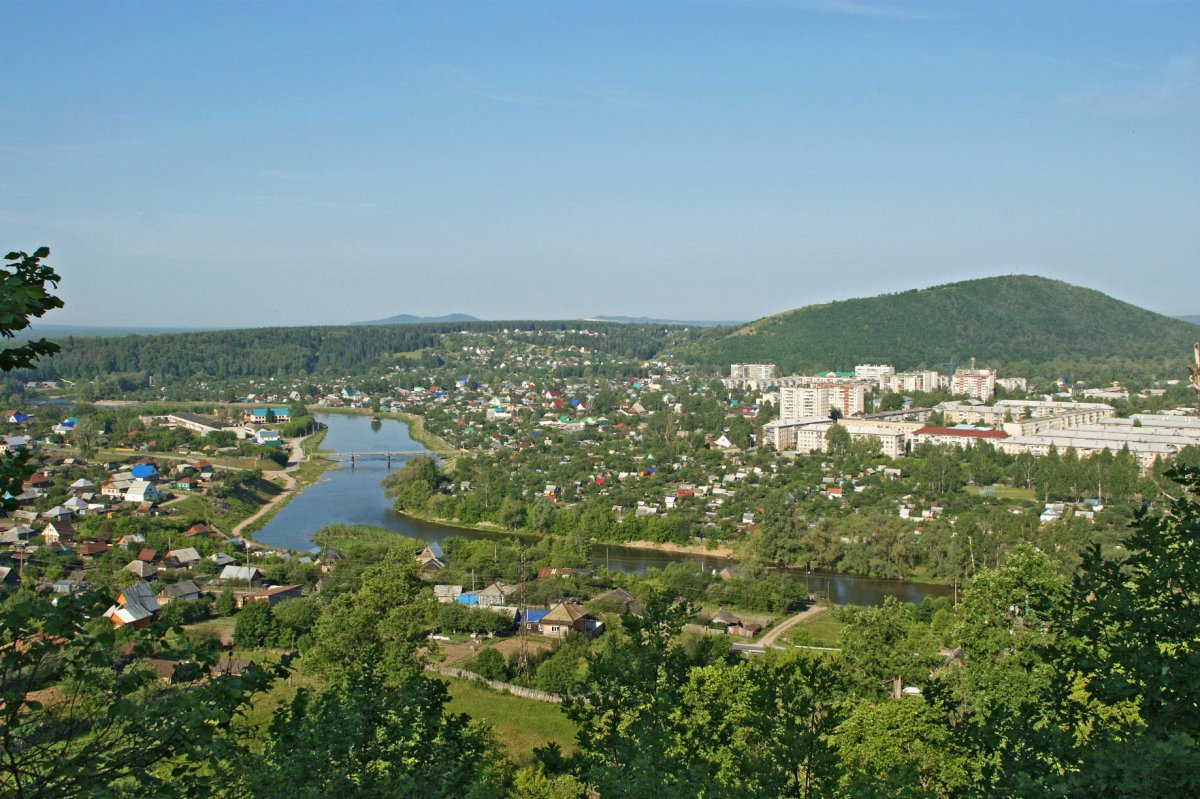 Горы в Аше Челябинской области