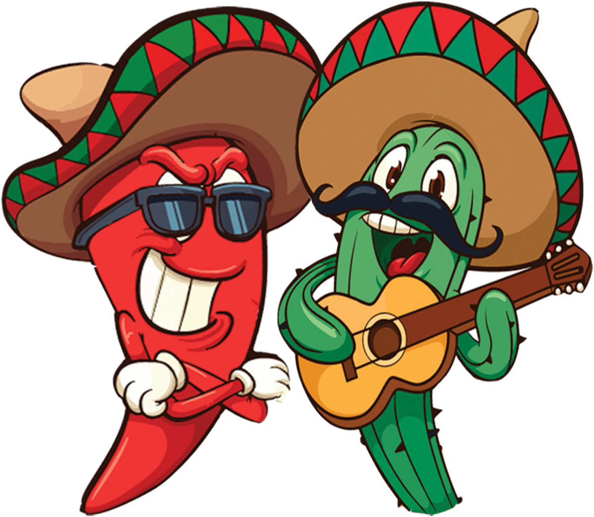 Амиго Мексика Сомбреро Кактус