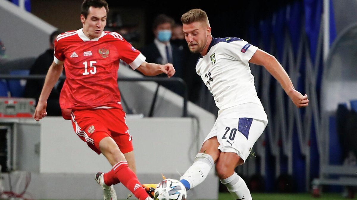 Болельщики Сербии