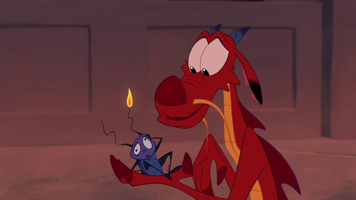 Мулан мультфильм дракон