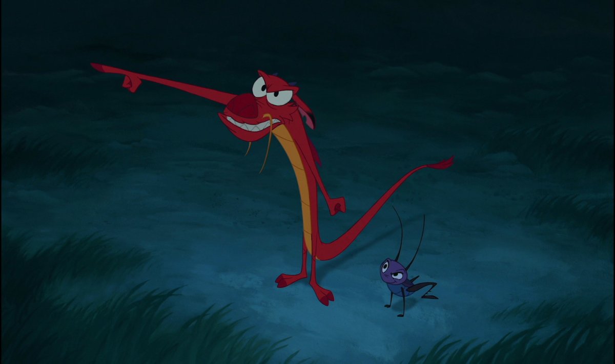 Мушу дракон из Мулан