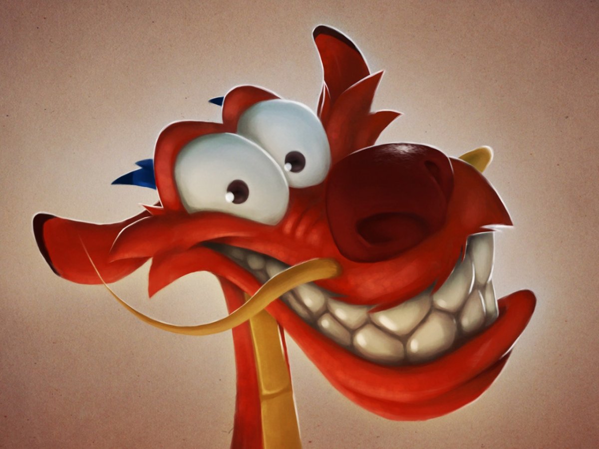 Дисней дракон мушу