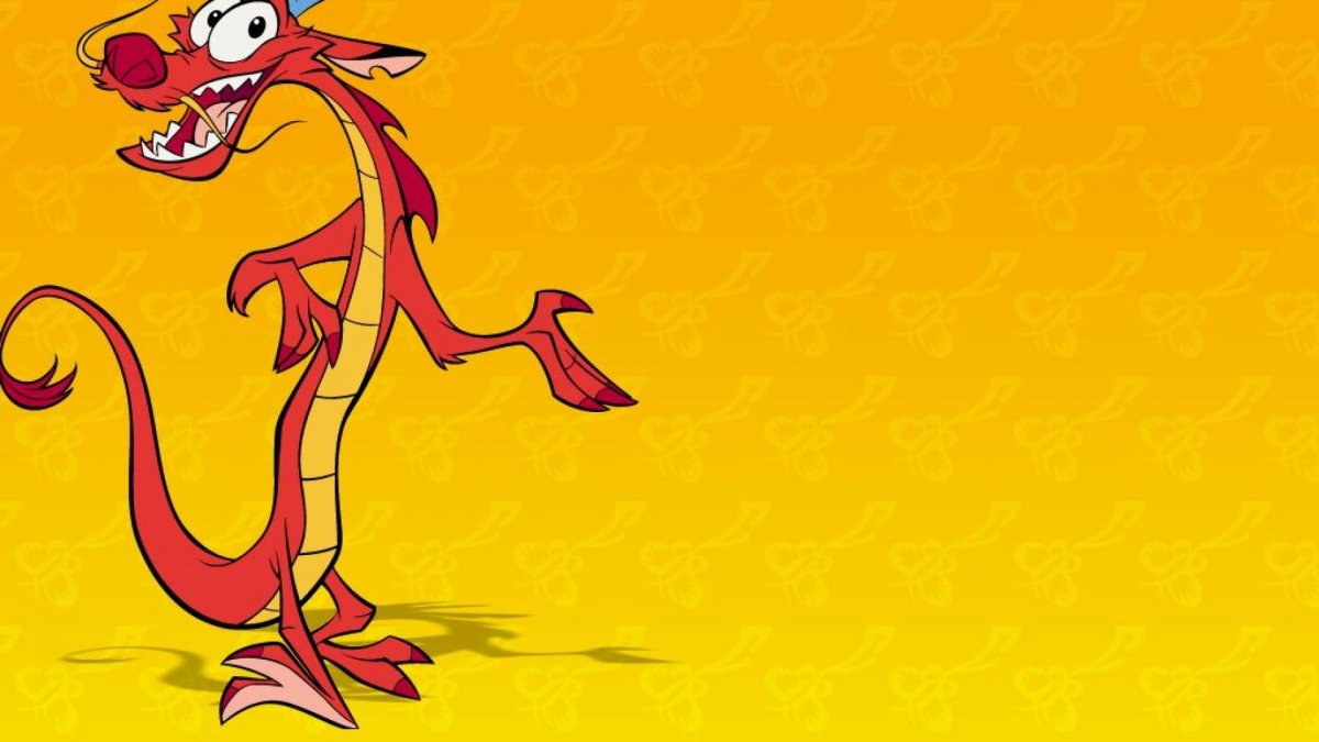 Красный дракончик из мультика