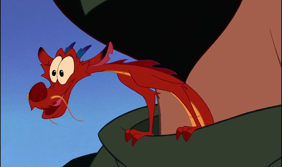 Мушу дракон из Мулан