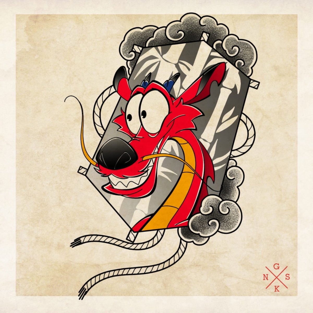 Тату мушу из Мулан