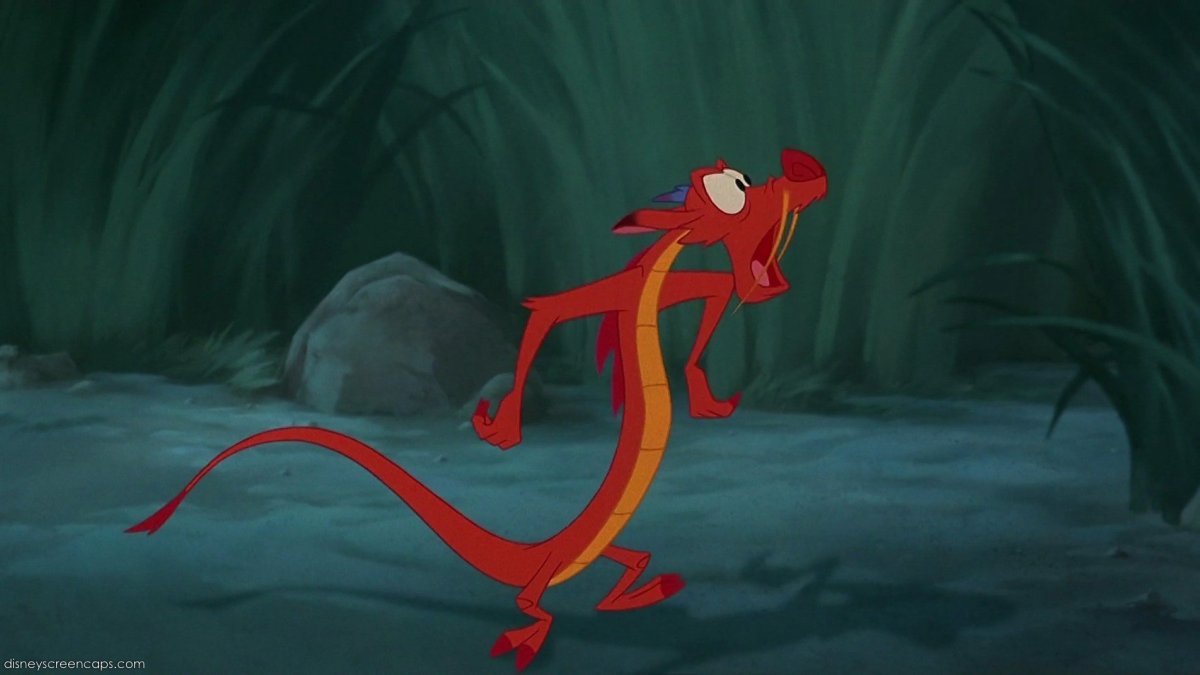 Мушу дракон из Мулан