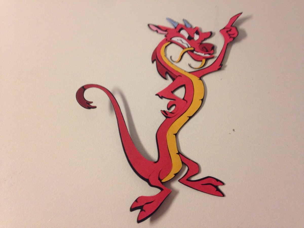 Дракон из Мулан тату