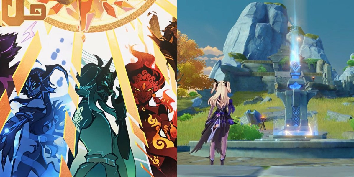 Геншин Импакт 7 Архонтов арт