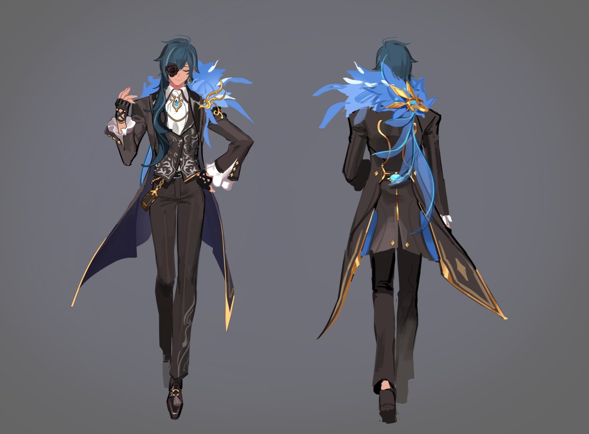 Геншин обои со всеми персонажами