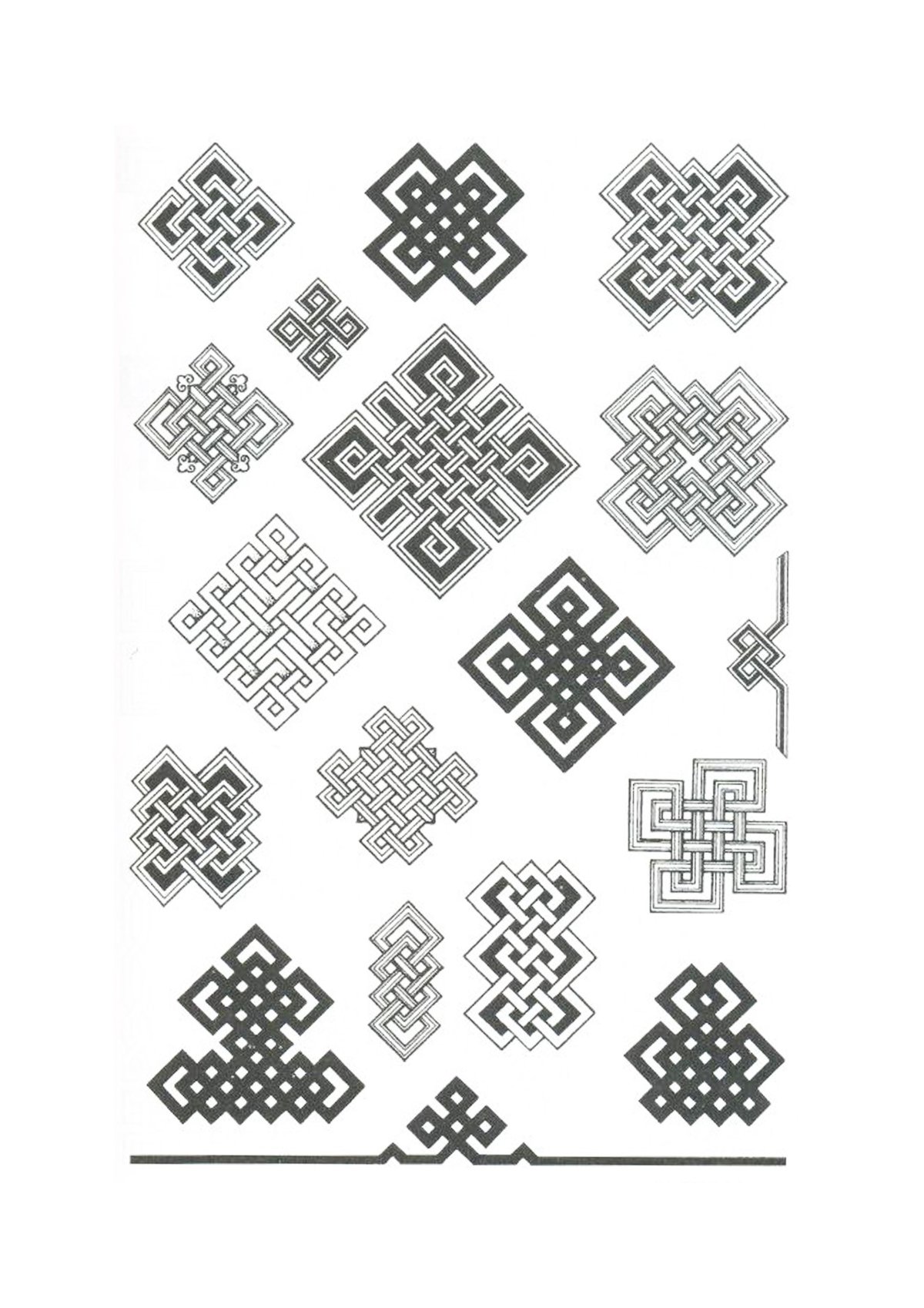 Узоры бурятские для вышивки