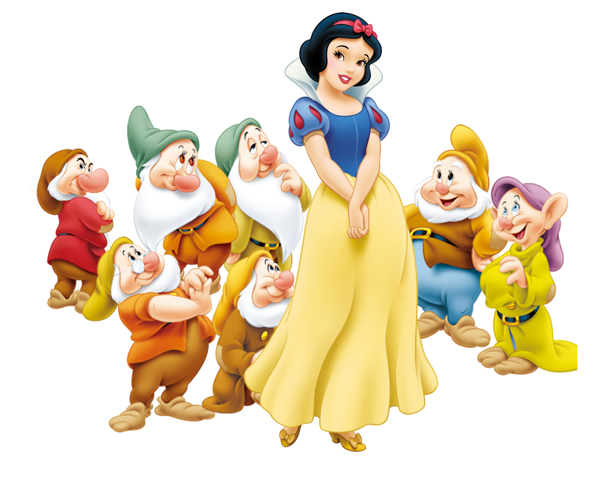 Персонажи Белоснежка и 7 гномов Дисней