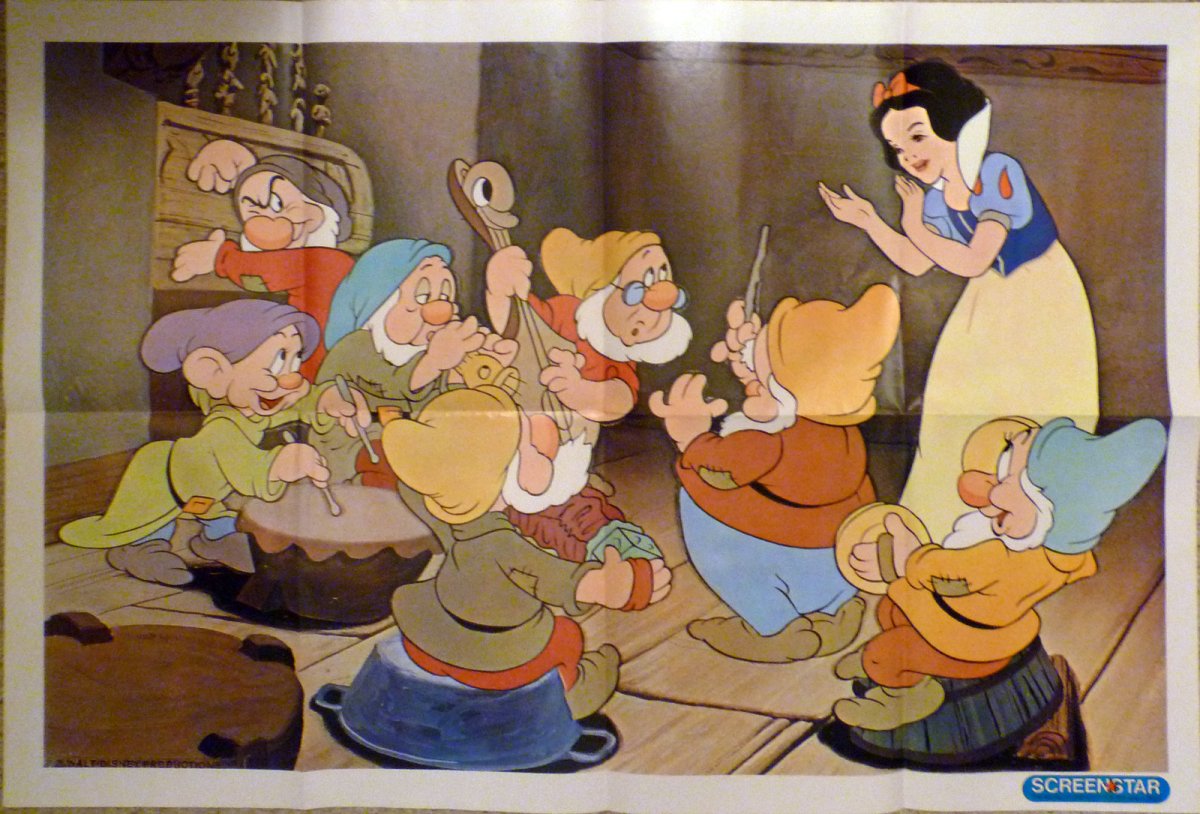 Белоснежка и семь гномов мультфильм