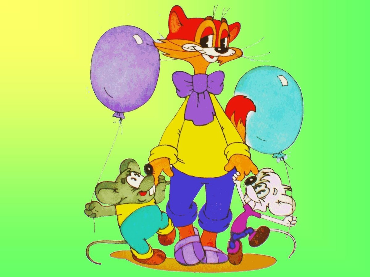 Сказочные герои кот Леопольд