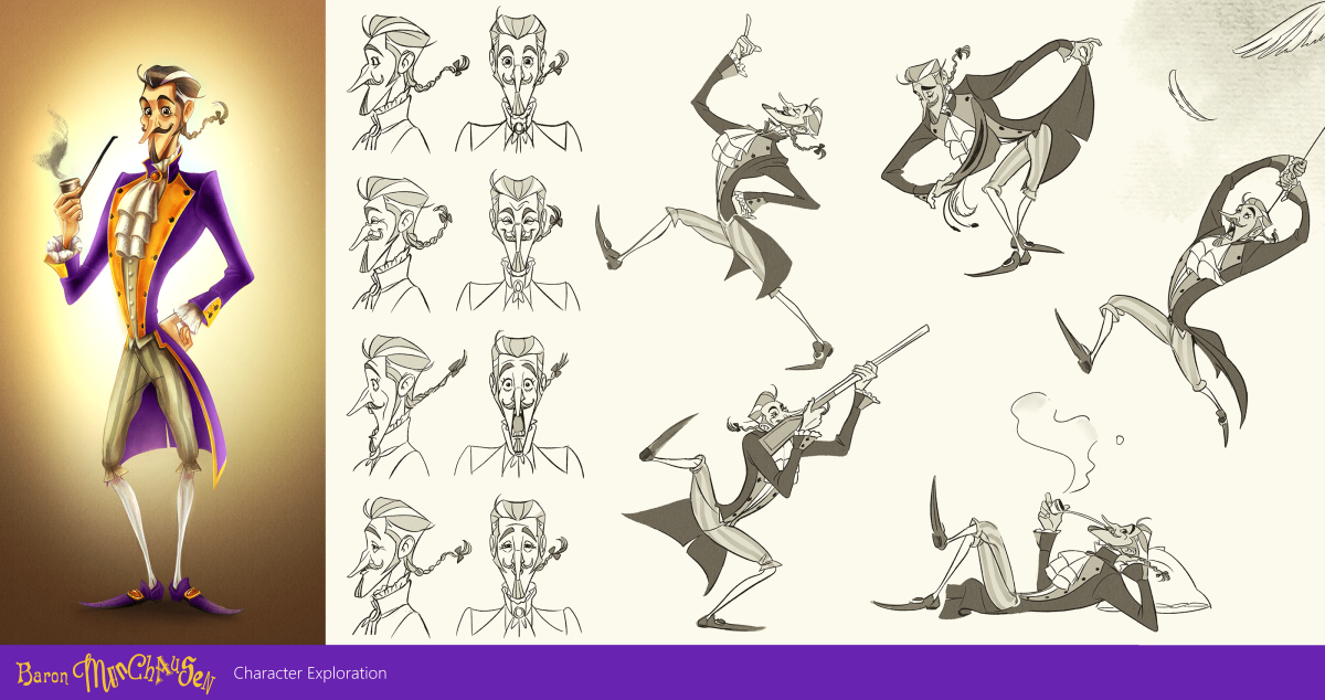 Барон Мюнхгаузен на охоте