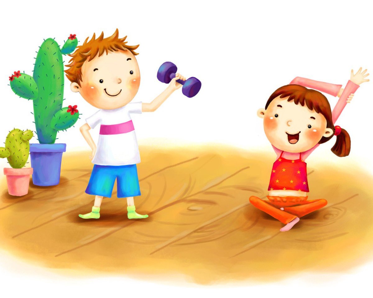 Утренняя гимнастика в детском саду