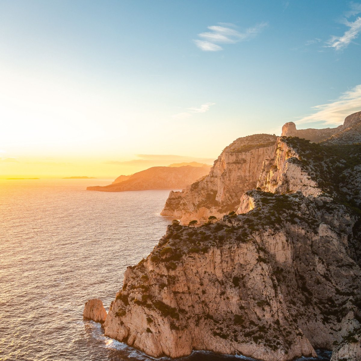 Вид на море с горы