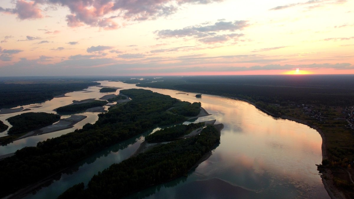 Казань река Обь